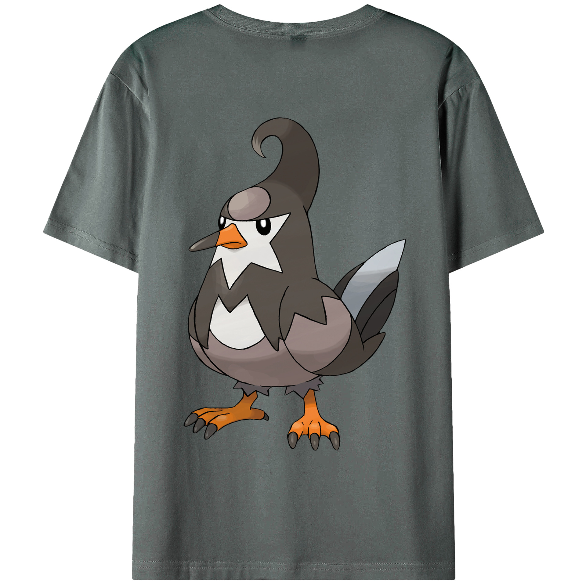 （画像用） ポケットモンスター Pokémon 綿100％ メンズ半袖Tシャツ（バックプリント） 通気性